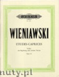 Okadka: Wieniawski Henryk, Etudes Caprices, Op.18 for violin with accompanied by a second violin