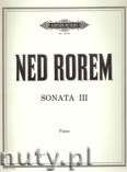 Okładka: Rorem Ned, Sonata No. 3 for piano