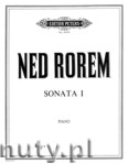 Okładka: Rorem Ned, Sonata No. 1 for Piano