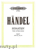 Okadka: Hndel George Friedrich, Sonatas for Violine and Basso continuo, Vol. 1