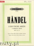 Okładka: Händel George Friedrich, 9 German Arias HWV 202 - 210