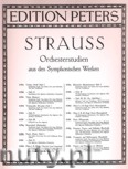 Okładka: Strauss Ryszard, Orchestral Studies from Symphonic Works Vol.1 (Hp)