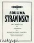 Okadka: Stravinsky Soulima, 18 Cadenzas and 4 Fermatas for Piano