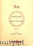 Okadka: Sor Fernando, Fantasias Vol.1 for Guitar op. 4, 7, 10 and 12