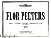 Okładka: Peeters Flor, Hymn Preludes for the Liturgical Year Op.100 Vol.5 (Org)