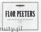 Okładka: Peeters Flor, Hymn Preludes for the Liturgical Year, Op. 100, Vol. 2