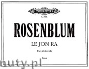 Okładka: Rosenblum Matthew, Le Jon Ra for two Violoncelli