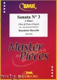 Okładka: Marcello Benedetto, Sonata N° 3 in A minor - Oboe