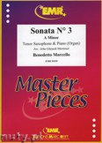 Okadka: Marcello Benedetto, Sonata N 3 in A minor - Saxophone