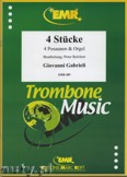 Okładka: Gabrieli Giovanni, 4 Stücke  - Trombone