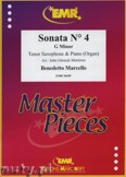 Okadka: Marcello Benedetto, Sonata N 4 in G minor - Saxophone