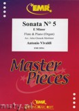 Okładka: Vivaldi Antonio, Sonata N° 5 in E minor - Flute