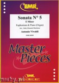 Okładka: Vivaldi Antonio, Sonata N° 5 in E minor - Euphonium