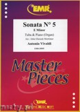 Okładka: Vivaldi Antonio, Sonata N° 5 in E minor - Tuba