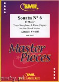 Okładka: Vivaldi Antonio, Sonata N° 6 in Bb major - Saxophone