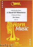 Okładka: James Ifor, A Sheaf of Miniatures for 2 Horns and Piano