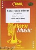 Okładka: Kling Henry Adrien, Sonate en la mineur - Horn