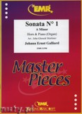 Okładka: Galliard Johann Ernst, Sonata N° 1 in A minor - Horn