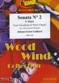 Okadka: Galliard Johann Ernst, Sonata N 2 in G major - Saxophone