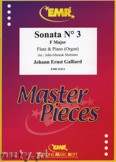 Okładka: Galliard Johann Ernst, Sonata N° 3 in F major - Flute