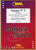 Okładka: Galliard Johann Ernst, Sonata N° 5 in D minor - Trombone