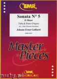 Okładka: Galliard Johann Ernst, Sonata N° 5 in D minor - Tuba