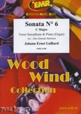 Okadka: Galliard Johann Ernst, Sonata N 6 in C major - Saxophone
