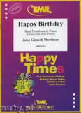 Okładka: Mortimer John Glenesk, Happy Birthday - Trombone