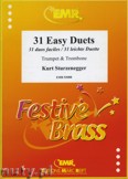 Okładka: Sturzenegger Kurt, 31 Duos faciles (Trompete in B) - BRASS ENSAMBLE