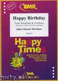Okładka: Mortimer John Glenesk, Happy Birthday for Tenor Saxophone and Trombone