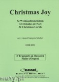 Okładka: Michel Jean-François, 32 Weihnachtsmelodien für 2 Trompeten, Fagott und Klavier (Orgel)
