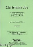 Okładka: Michel Jean-François, 32 Weihnachtsmelodien für 3 Trompeten, Posaune und Klavier (Orgel)