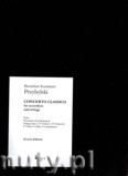 Okładka: Przybylski Bronisław Kazimierz, Concerto Classico na akordeon i orkiestrę smyczkową głosy orkiestrowe komplet