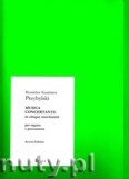 Okładka: Przybylski Bronisław Kazimierz, Musica Concertante in cinqe movimenti per organo e percussione