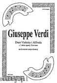 Okładka: Verdi Giuseppe, Traviata - duet Wioletty i Alfreda na kwartet smyczkowy