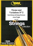 Okładka: Grgin Ante, Theme and Variation N° 2 (Solo Clarinet) - Clarinet & Strings