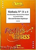 Okładka: Kapsberger Giovanni Girolamo, Sinfonia N° 11 a 4 - 2 Cornets, 2 Euphoniums