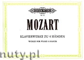 Okadka: Mozart Wolfgang Amadeus, Works for Piano 4 Hands