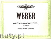 Okładka: Weber Carl Maria von, Compositions Vol.1 Op. 3, 10, 60 (Pf/4h)