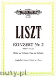Okładka: Liszt Franz, Konzert Nr. 2 A-dur für Klavier und Orchester
