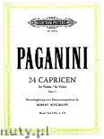 Okładka: Paganini Niccolo, Schumann Robert, Piano Accompaniment for 24 Caprices for Violin Op. 1, No. 1 - 12, Vol. 1