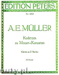 Okładka: Müller August Eberhard, Cadenzas to Mozart's Concertos for Piano