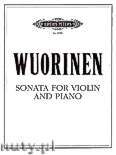 Okadka: Wuorinen Charles, Sonata for Violin and Piano