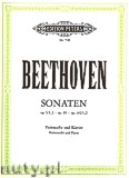 Okładka: Beethoven Ludwig van, Sonatas for Violoncello and Piano,  Op. 5, Op. 69, Op. 102