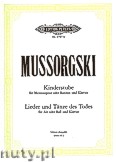 Okładka: Musorgski Modest, The Nursery for Mezzosopran or Bariton and Piano, Songs and Dances of Death for Alto or Bass and Piano