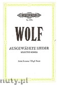 Okładka: Wolf Hugo, Selected Songs for Voice and Piano