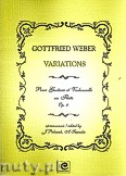 Okadka: Weber Gottfried, Variations op. 2
