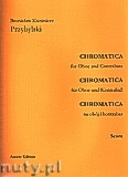 Okładka: Przybylski Bronisław Kazimierz, Chromatica na obój i kontrabas (partytura + głosy, ca 2')