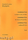 Okładka: Przybylski Bronisław Kazimierz, Chromatica na klarnet B i obój (partytura + głosy, ca 2')