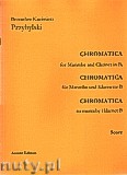Okładka: Przybylski Bronisław Kazimierz, Chromatica na marimbę i klarnet B (partytura + głosy, ca 2')